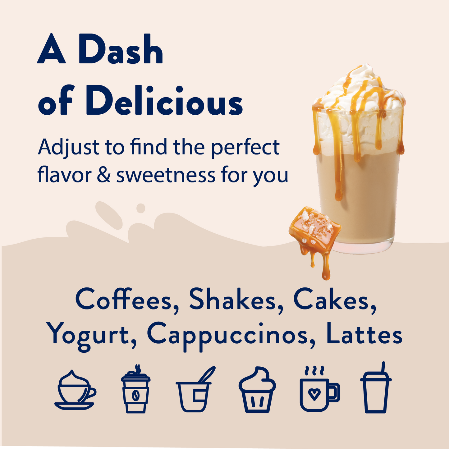 SUGAR FREE Naturally Sweetened Salted Caramel Syrup
