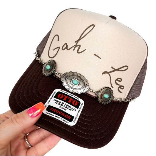Gah-Lee Western Trucker Hat: No Chain