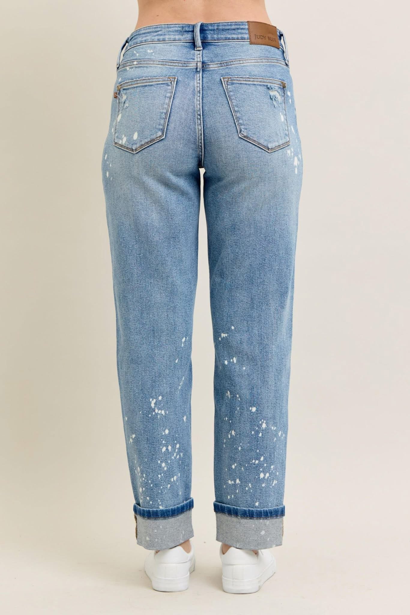 JUDY BLUE BOYFRIEND FIT. MID RISE 88519