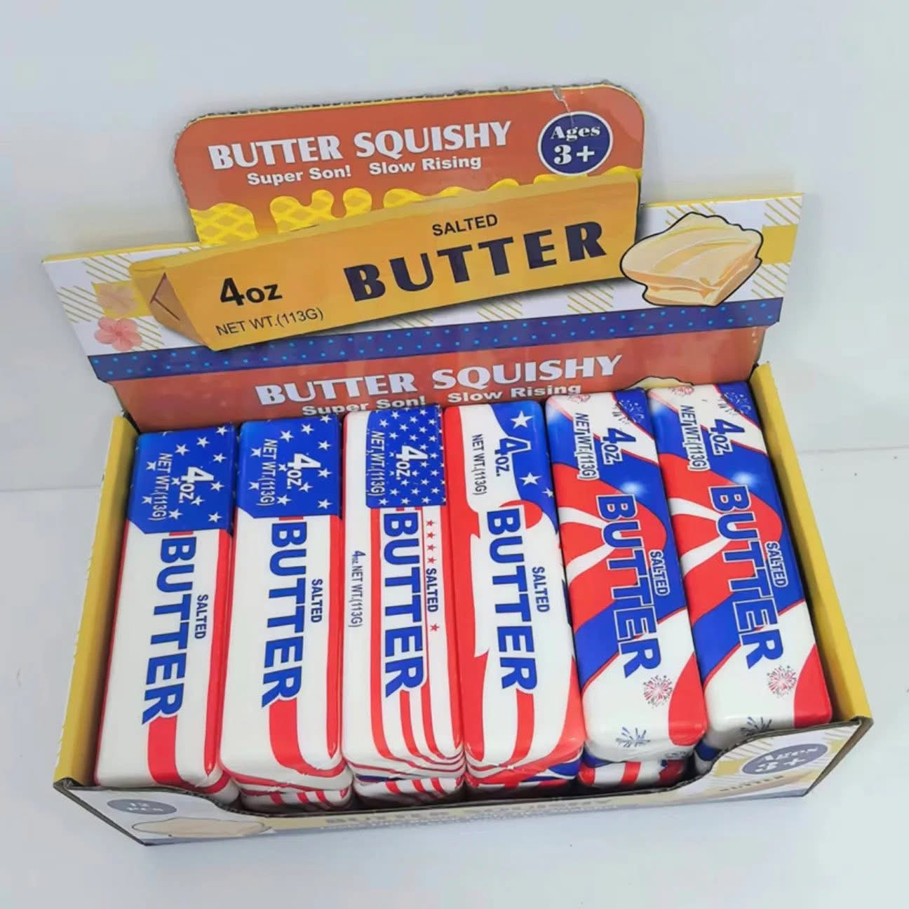 PATRIOTIC BUTTER SQUISHY