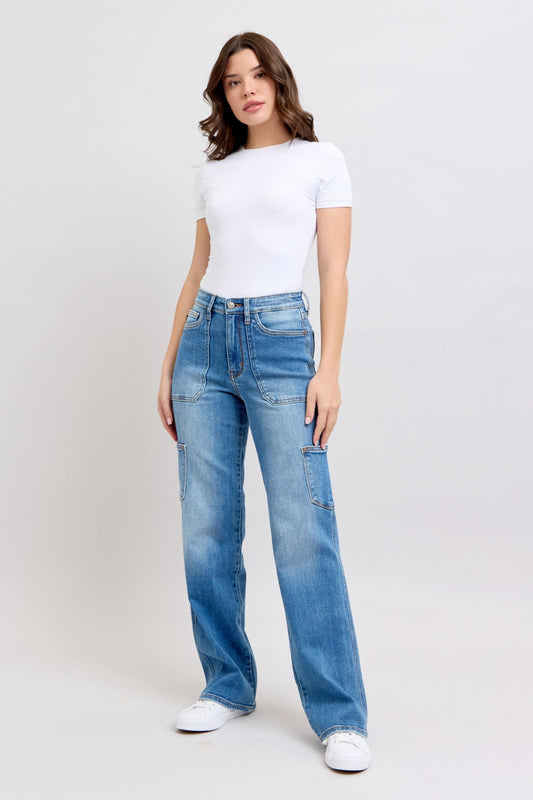 JUDY BLUE HIGH WAIST 90'S STRAIGHT LEG