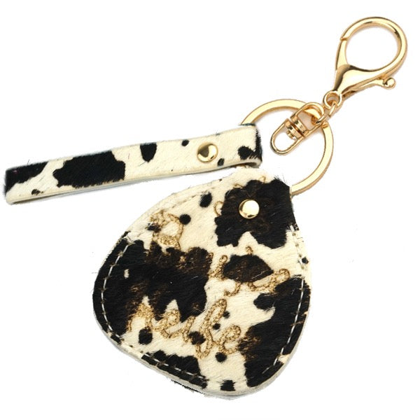 GENUINE LEATHER BOUJEE HEIFER KEYCHAIN