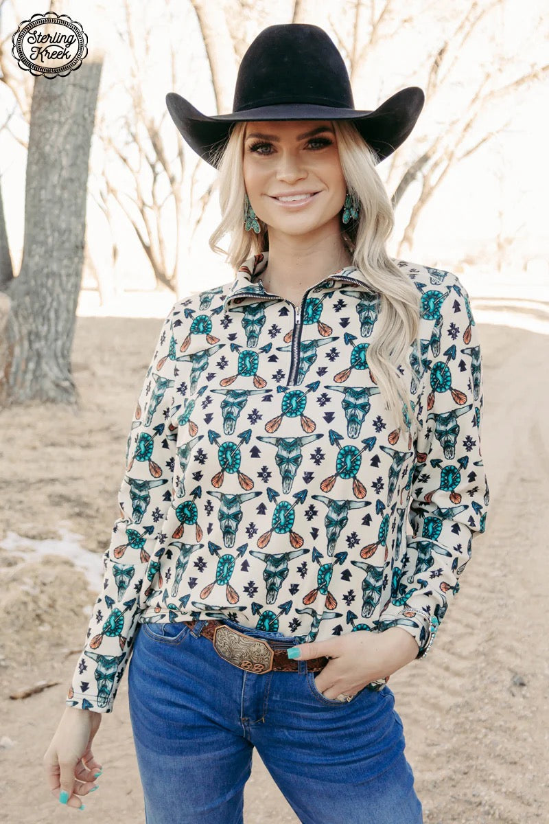 EASTERN TRIBAL PULLOVER