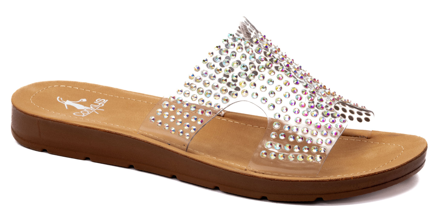 Corkys Bogalusa Clear Sandal