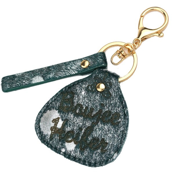 GENUINE LEATHER BOUJEE HEIFER KEYCHAIN