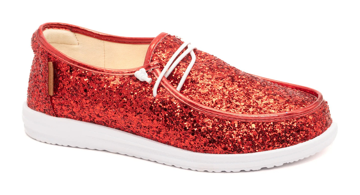 Corkys Kayak Glitter Slip On