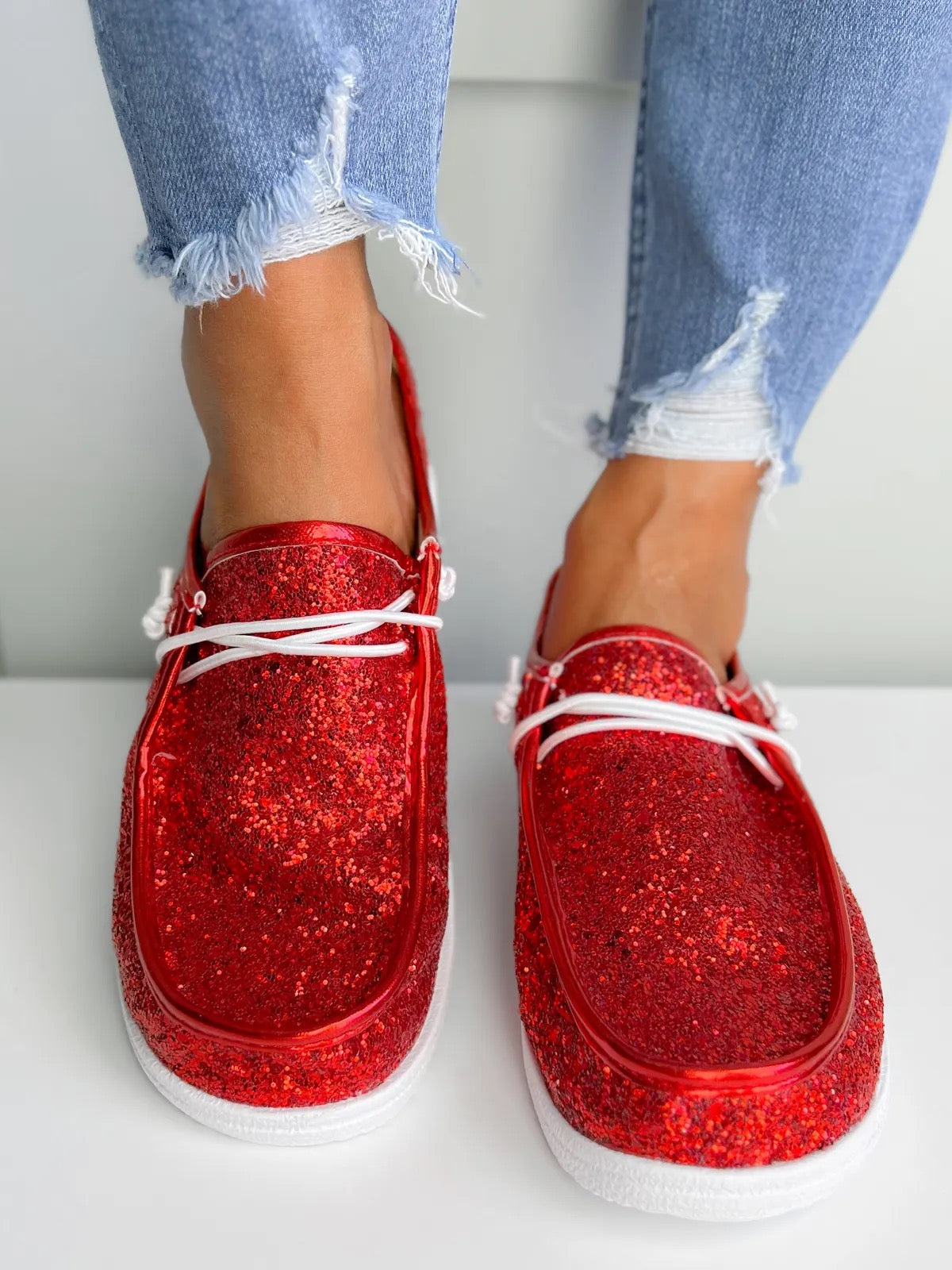 Corkys Kayak Glitter Slip On