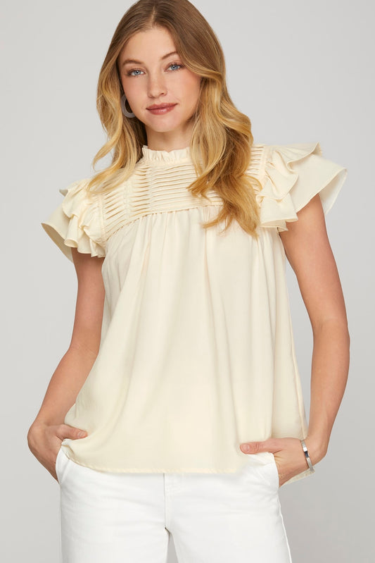 SHE & SKY CREAM TOP