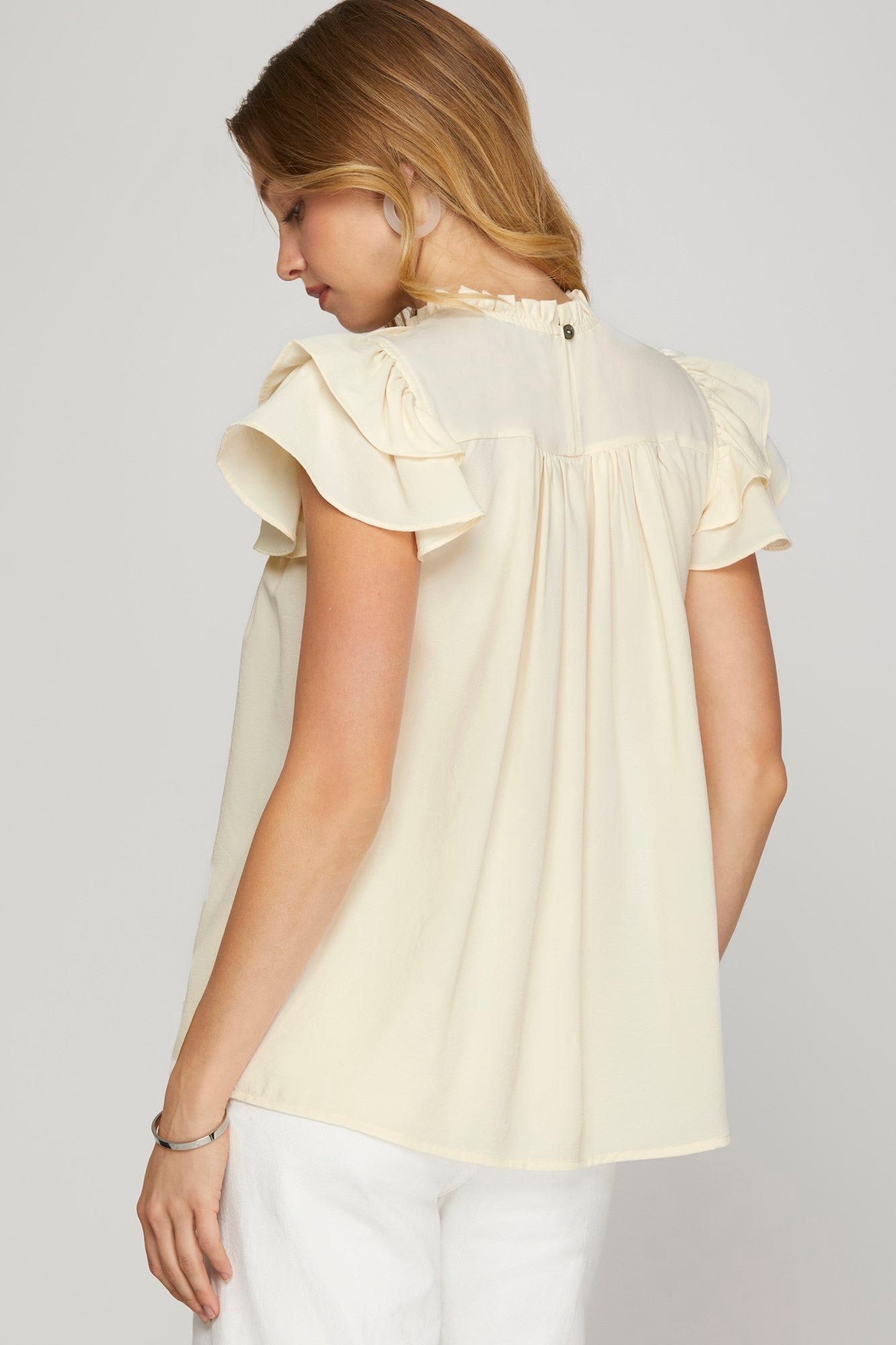 SHE & SKY CREAM TOP