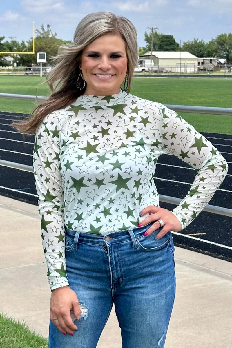 GO TEAM GO GREEN MESH