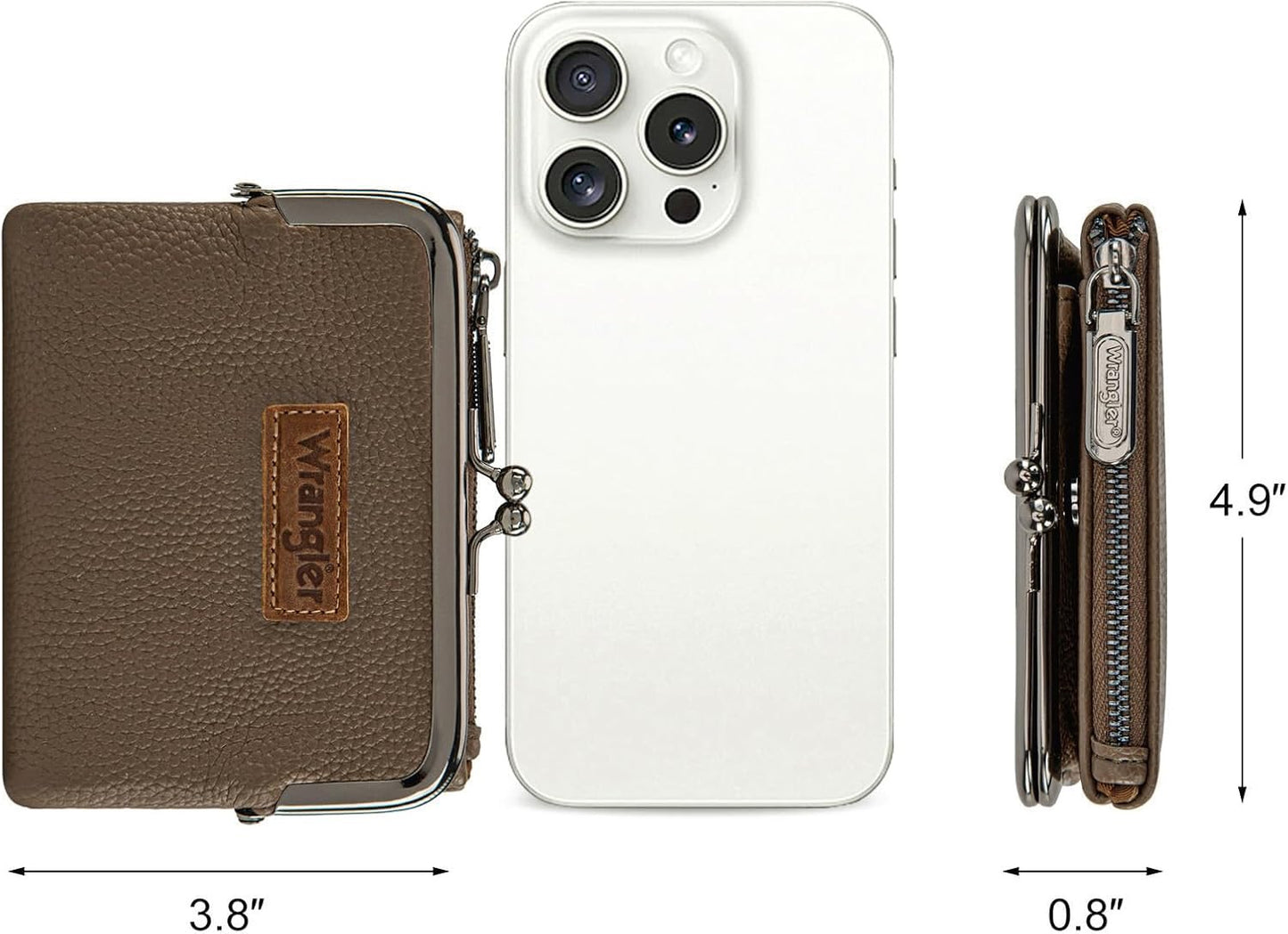 Wrangler Clutch Wallet for Women Card Cases CF