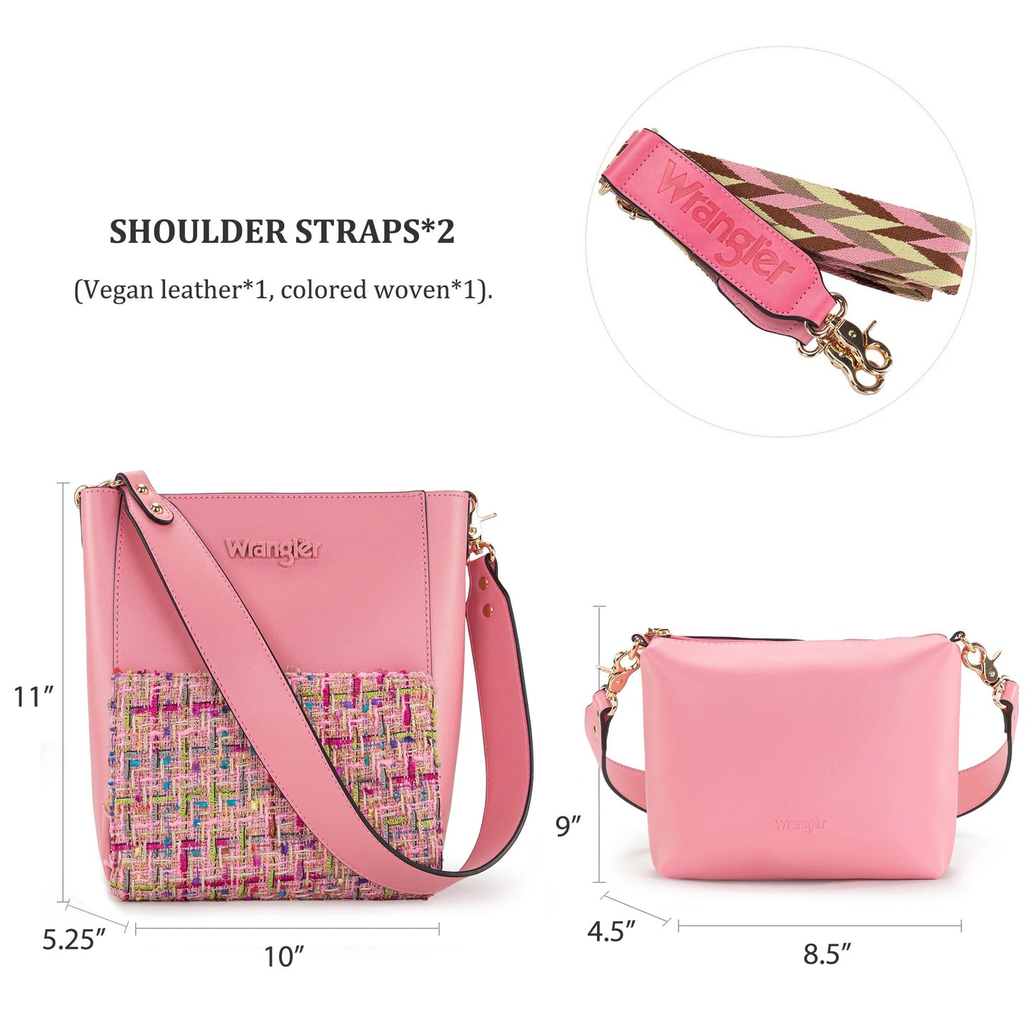 Wrangler Hobo with Mini Crossbody Set