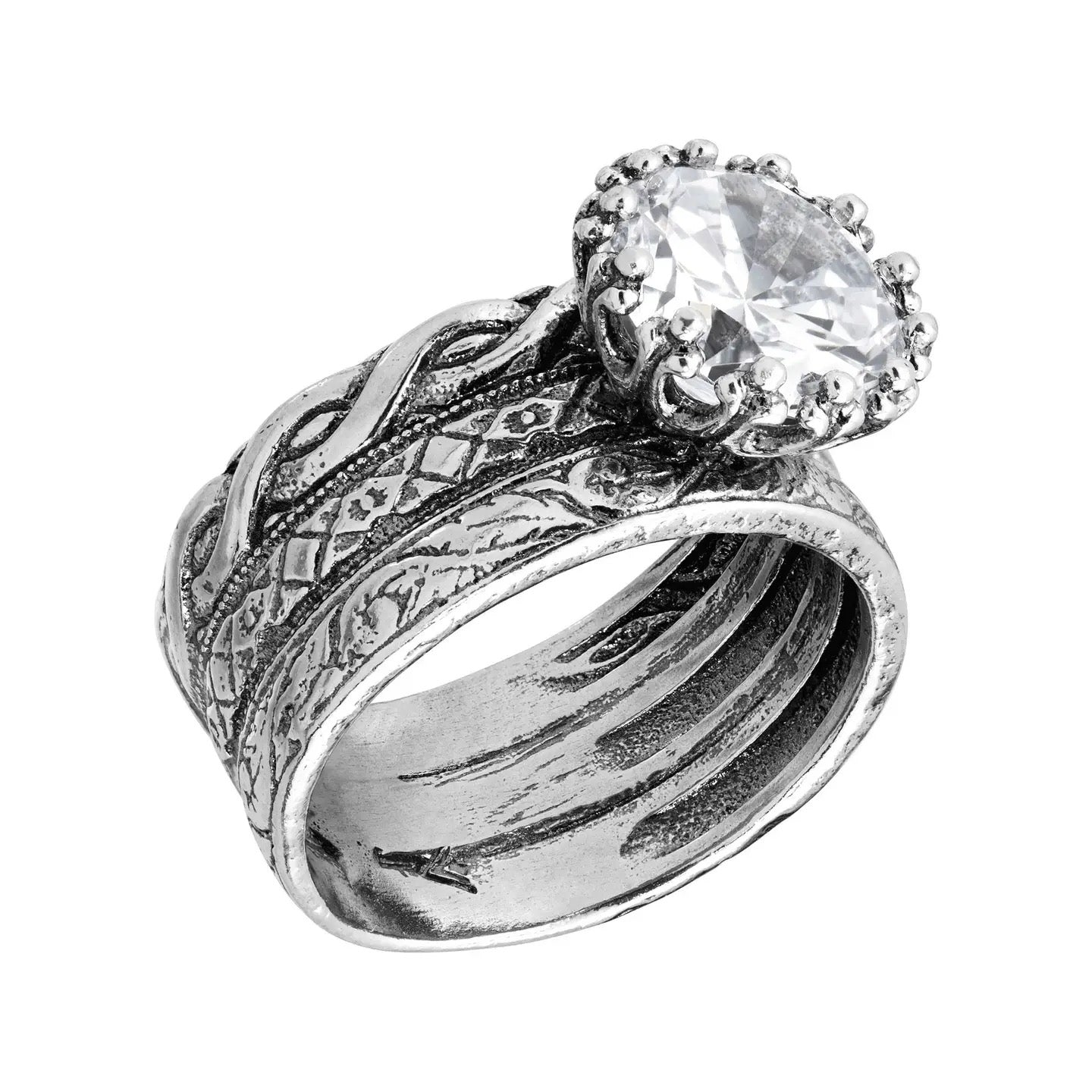 Silpada 'BRISTOL' Ring, Cubic Zirconia & Sterling Silver