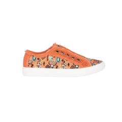 Montana West Western Pattern Print Bling Canvas Shoes