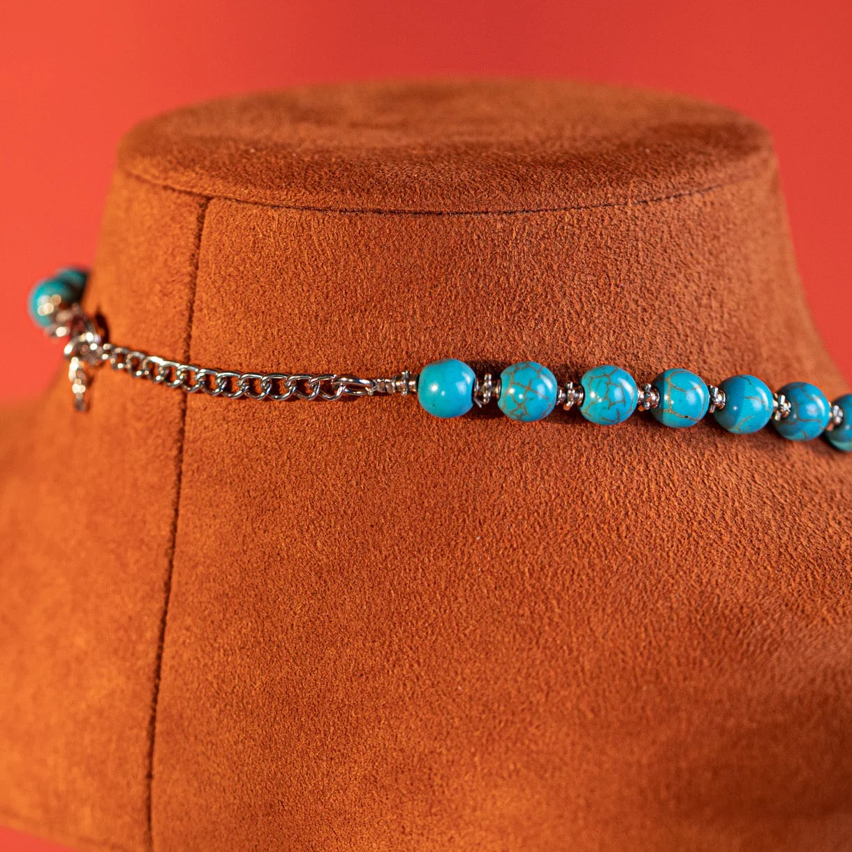 Rustic Couture's Turquoise/White Nuggets Layered Necklace
