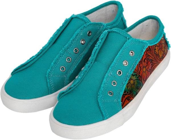 MONTANA WEST FLORAL CANVAS SNEAKER