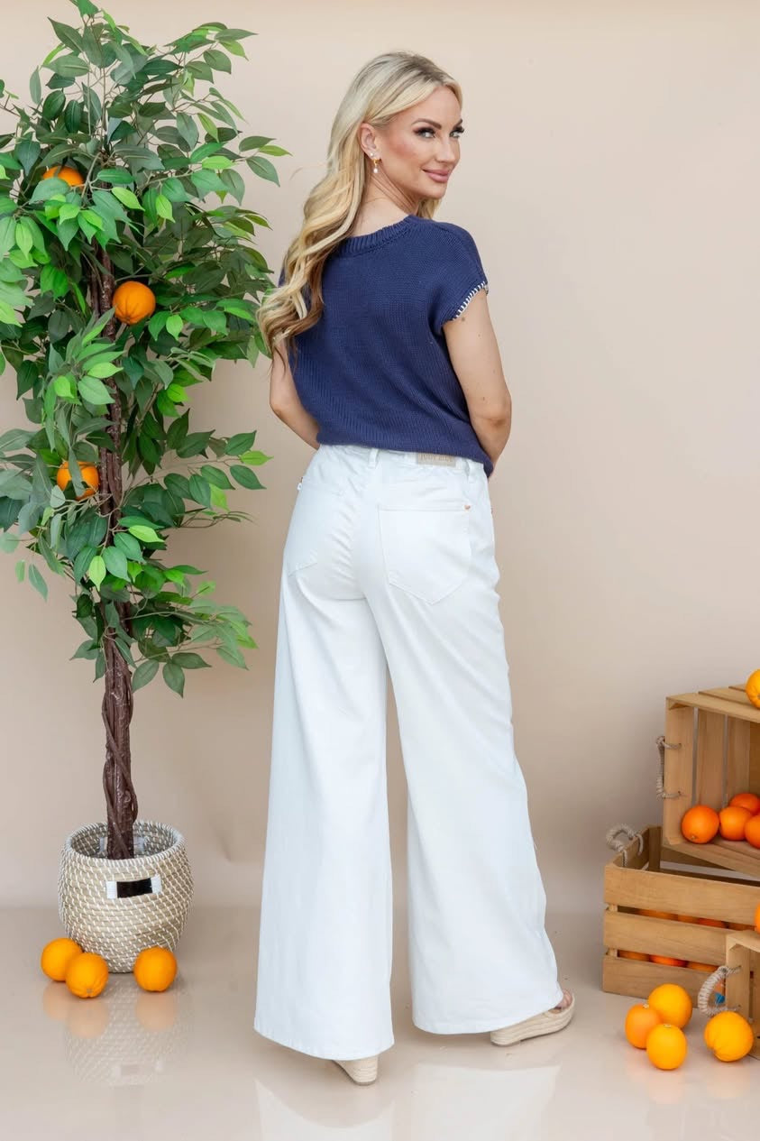 JUDY BLUE PALAZZO FIT. HIGH WAIST