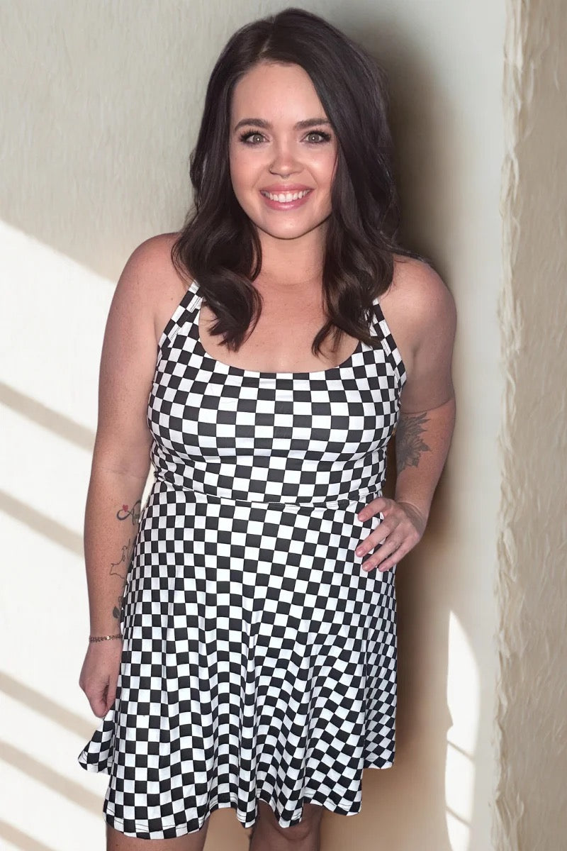 RACE TO THE TOP TENNIS/SWIM DRESS