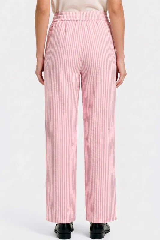 Striped Straight Leg Pants – Relaxed Everyday Fit