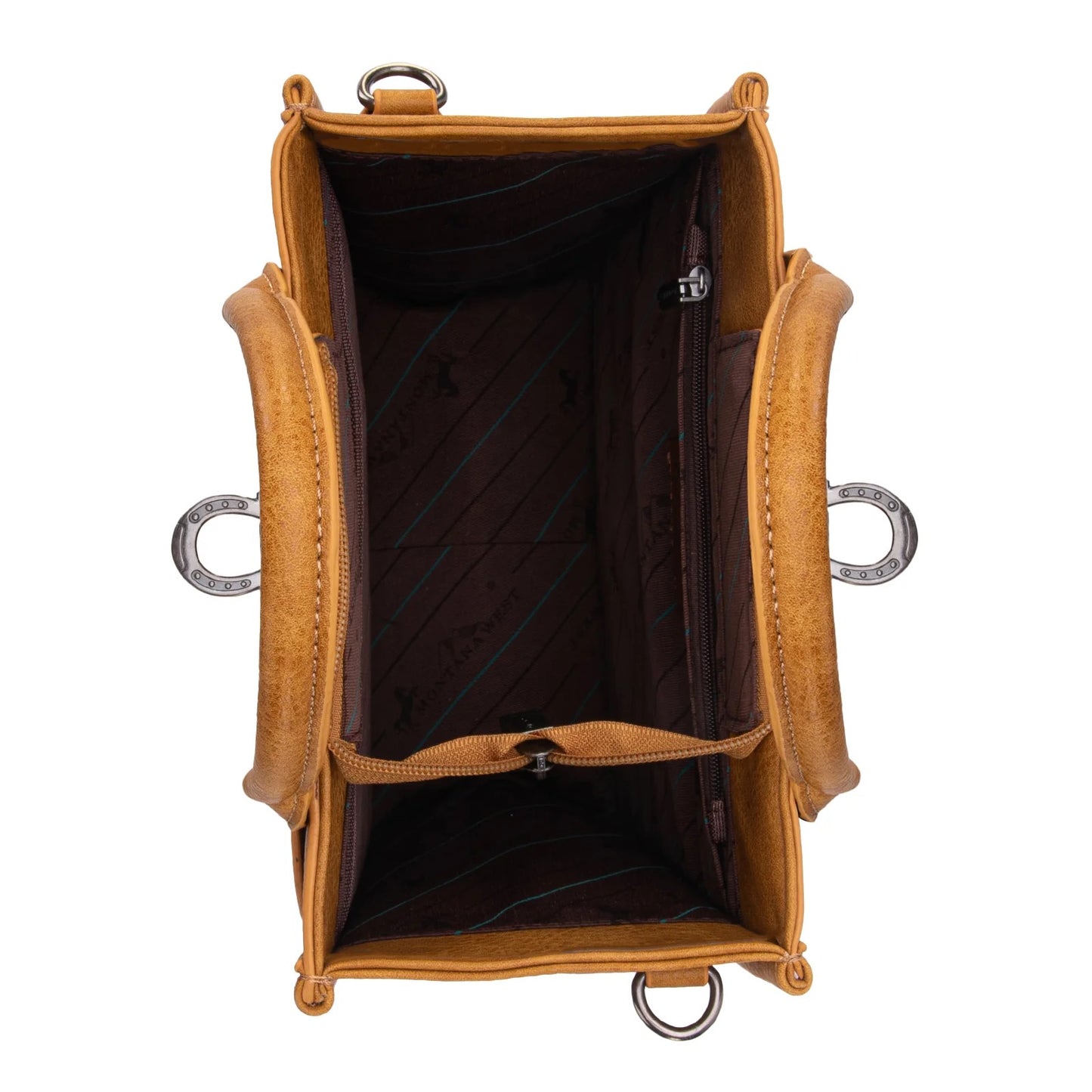 MONTANA WEST LONGHORN STAR CROSSBODY PURSE