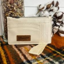 Wrangler Solid Color Key Chain Wristlet Card Wallet