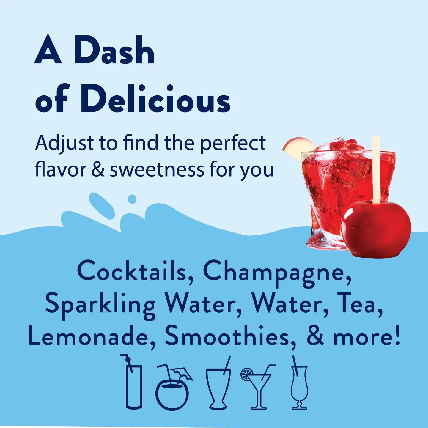 Sugar Free Candy Apple Flavor Infusion Syrup