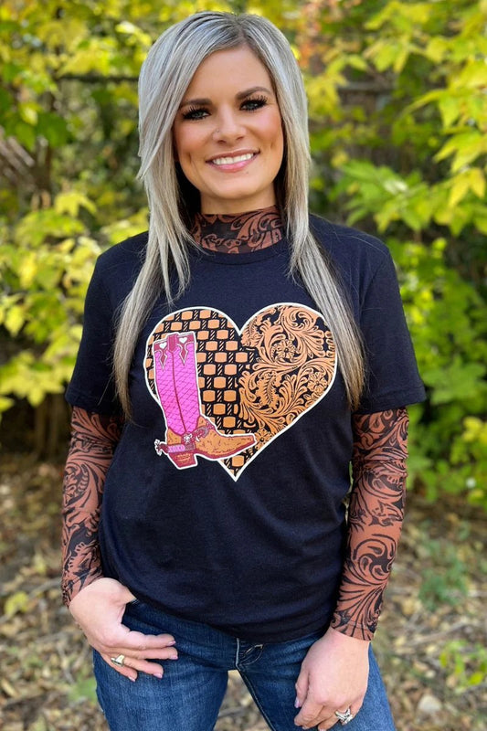 HEAD OVER BOOTS TEE