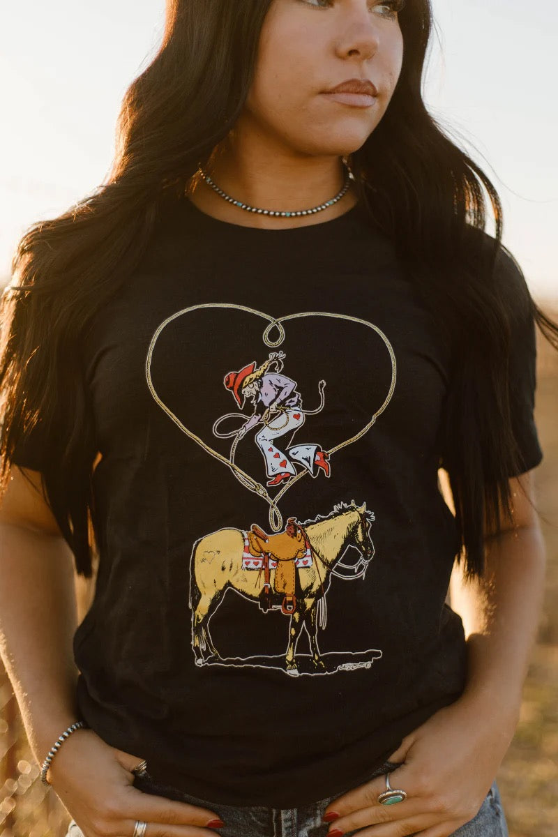 TRICKS ON MY HEART TEE