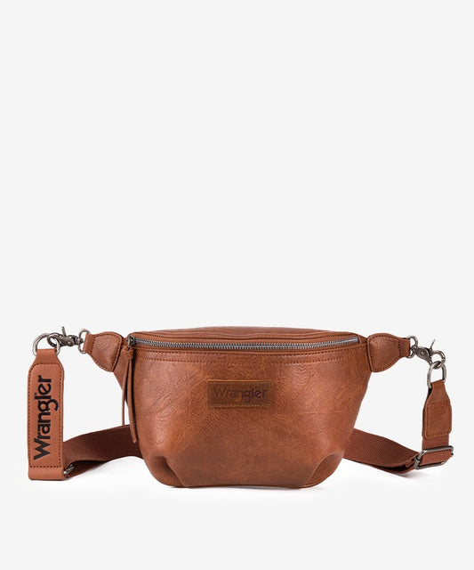 WRANGLER FULL GRAIN LEATHER FANNY PACK