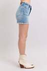 JUDY BLUE HIGH WAIST WESTERN EMBROIDERED CUTOFF SHORTS