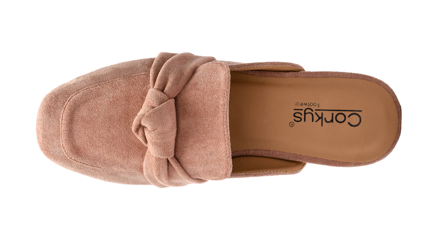 CORKYS CLINGY Blush Faux Suede