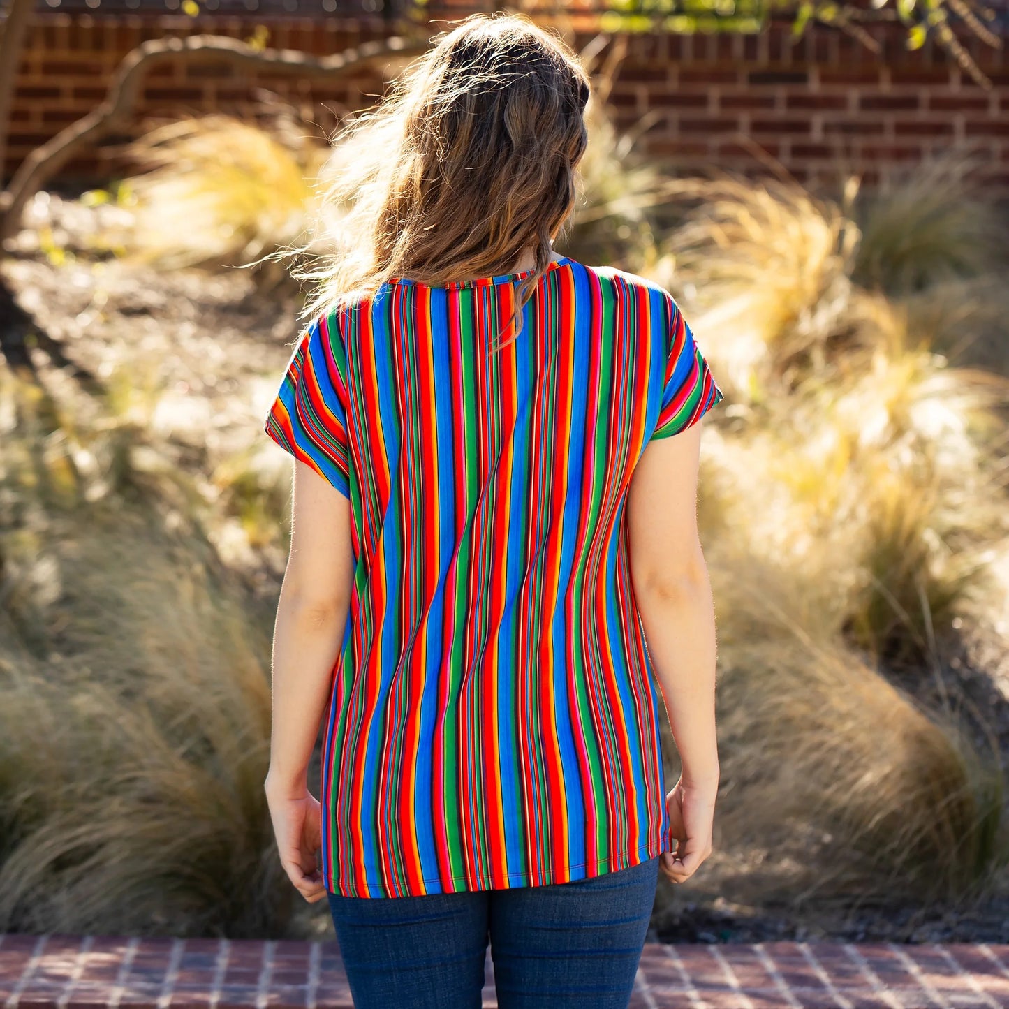 Serape/ Cow Print Top