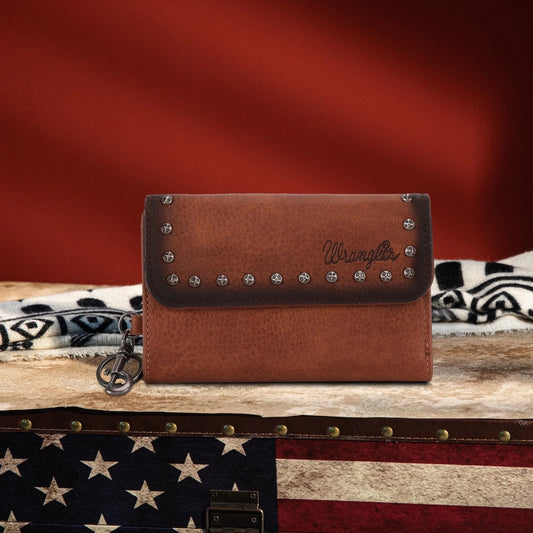 Wrangler Trifold Keychain Wallet