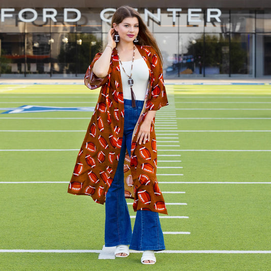 Game Day Duster - Brown