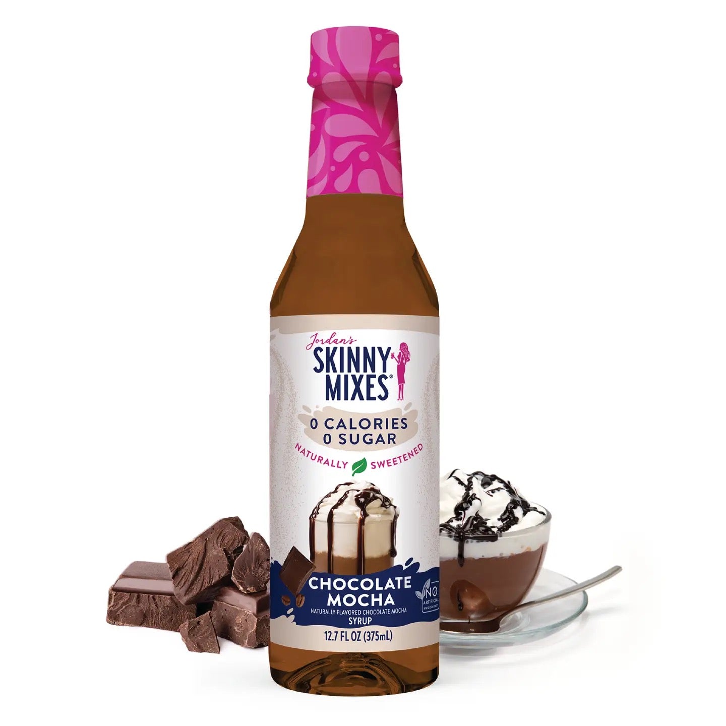 SUGAR FREE Naturally Sweetened Chocolate Mocha Syrup
