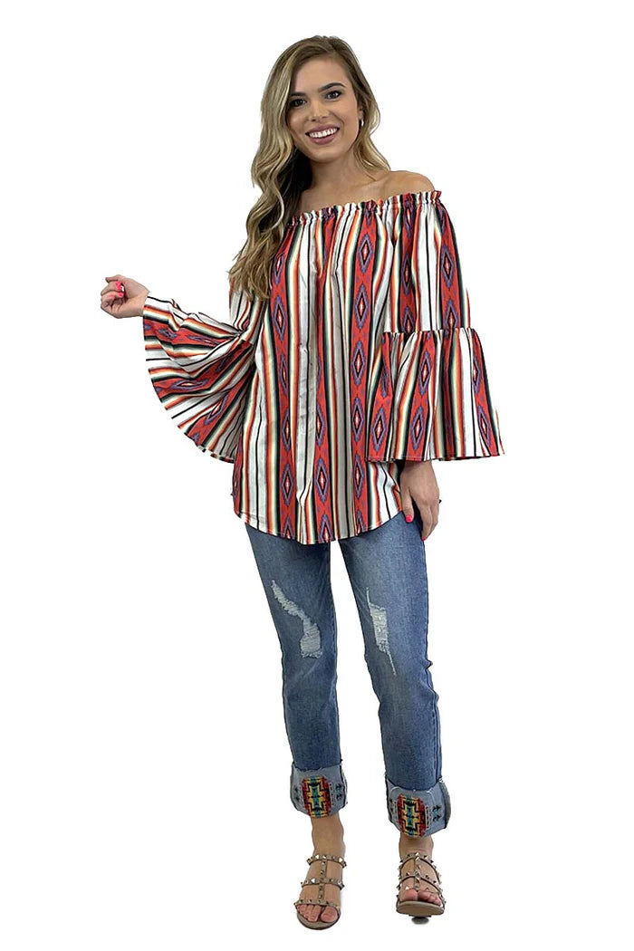 Aztec Serape Top