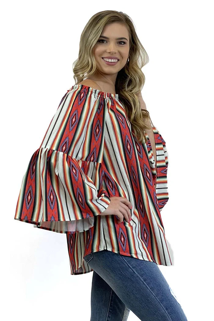 Aztec Serape Top