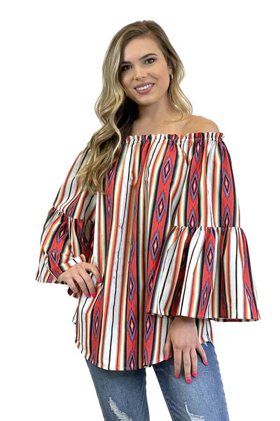 Aztec Serape Top