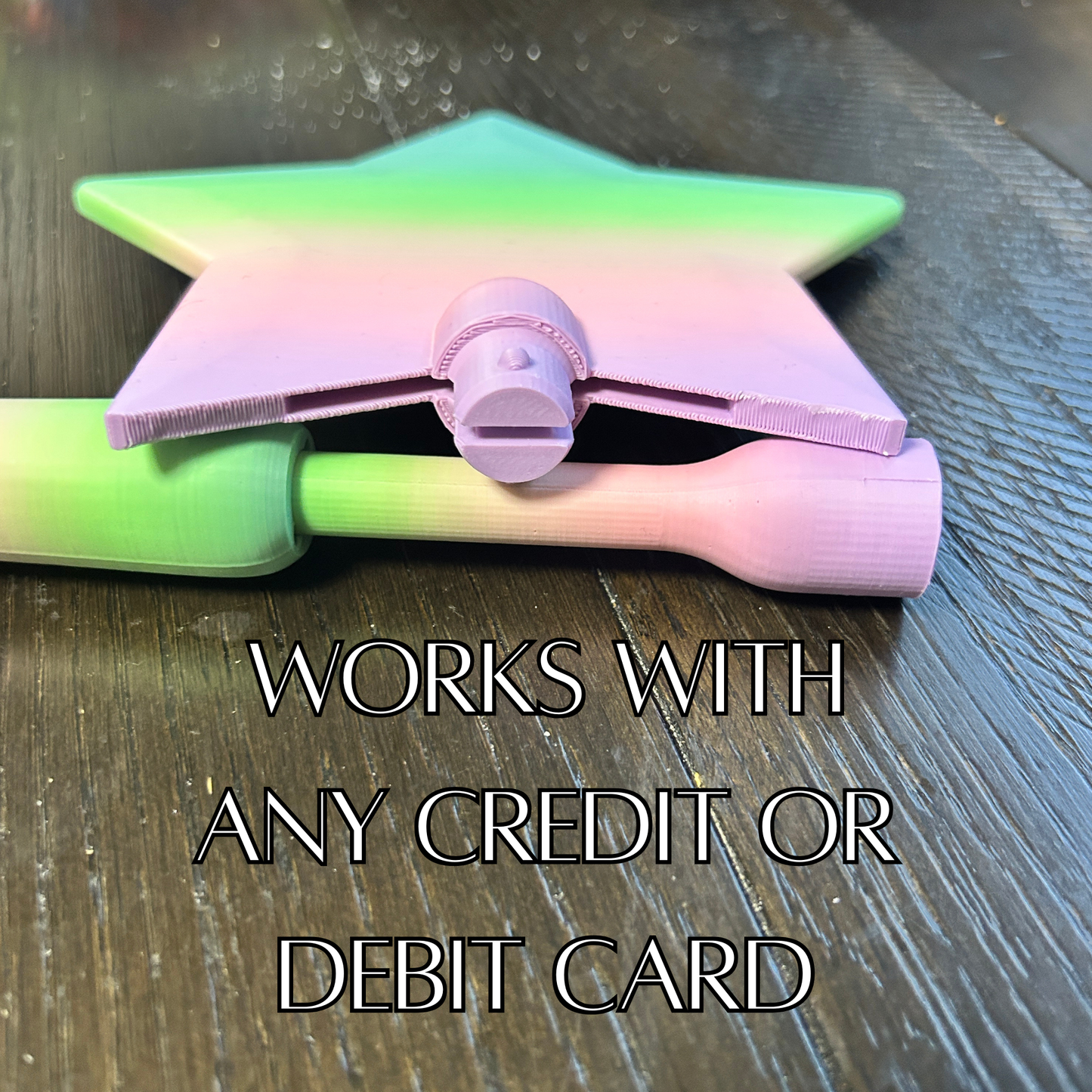 Tap to Pay Magic Star Wand - 3D Printed Credit Card Holder