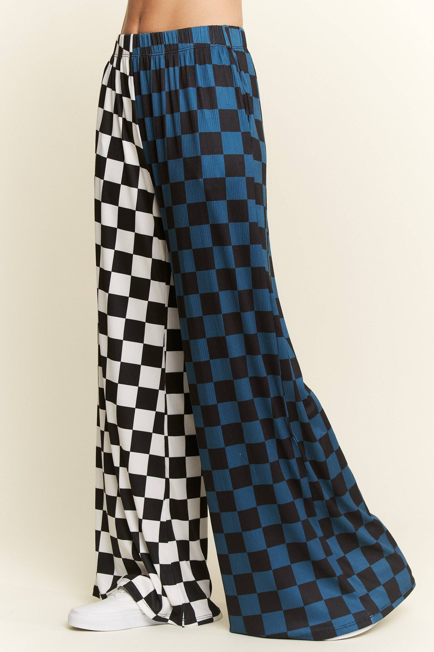 SPLIT DECISION CHECKERED PANTS: Brown/Black