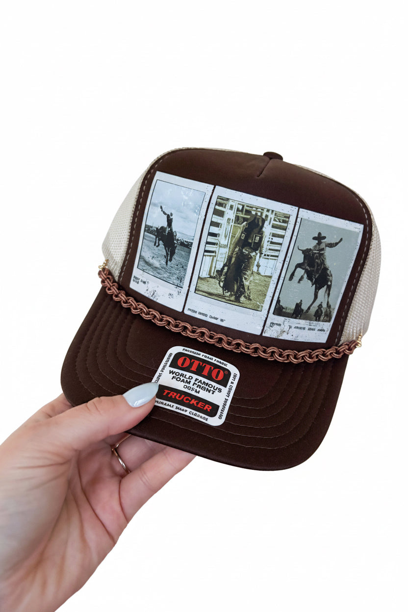 Rodeo Nights Trucker Hat: No Chain