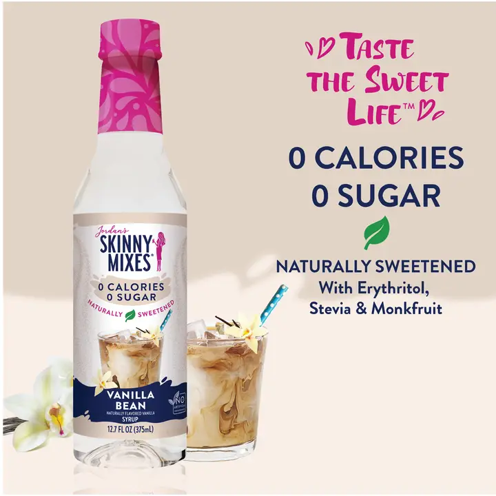 NATURALLY SWEETENED VANILLA BEAN SYRUP