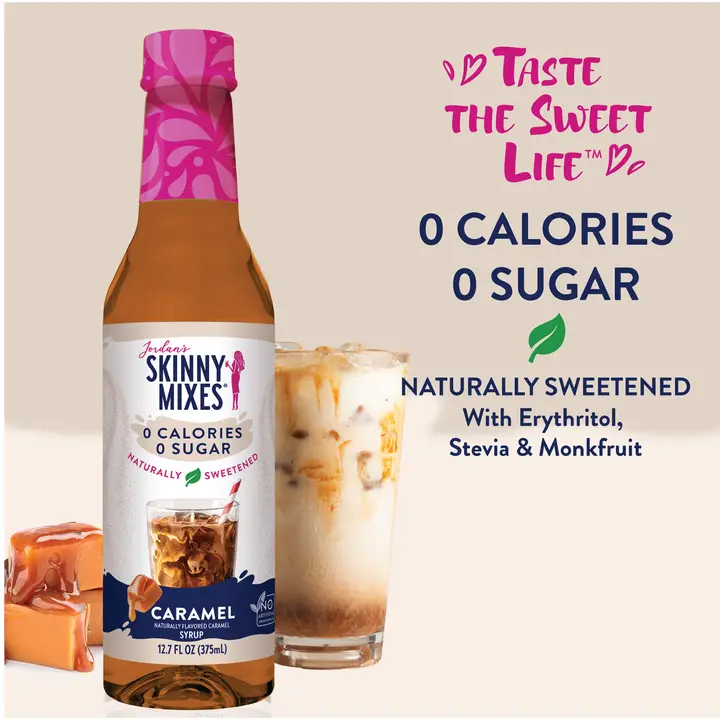 NATURALLY SWEETENED CARAMEL SYRUP