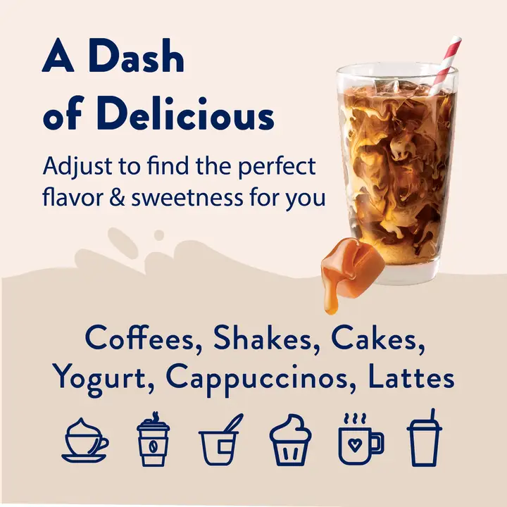 NATURALLY SWEETENED CARAMEL SYRUP