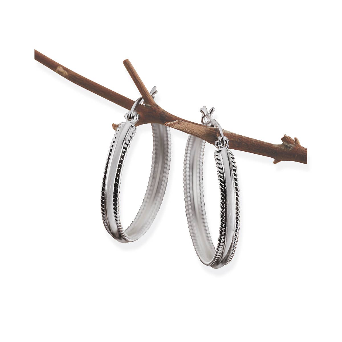 Sterling Hoop Earrings