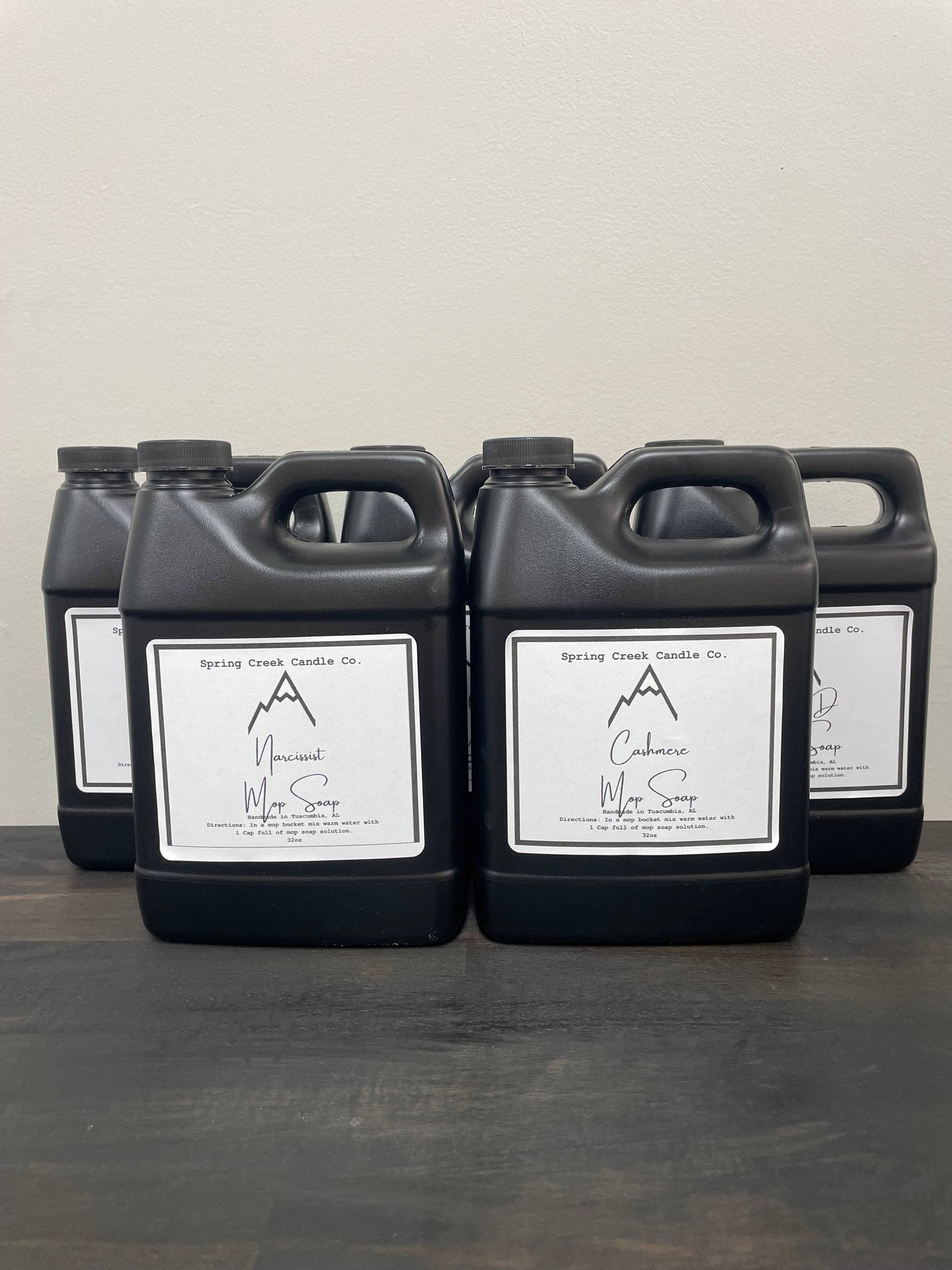 Mop Soap | Mop Soap Cleaner | White Bottle: Mahogany Teakwood / 32oz