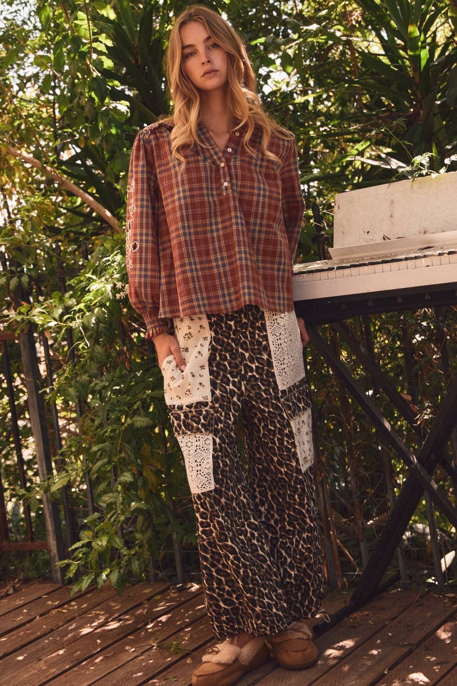 Leopard Printed Bubble Pants