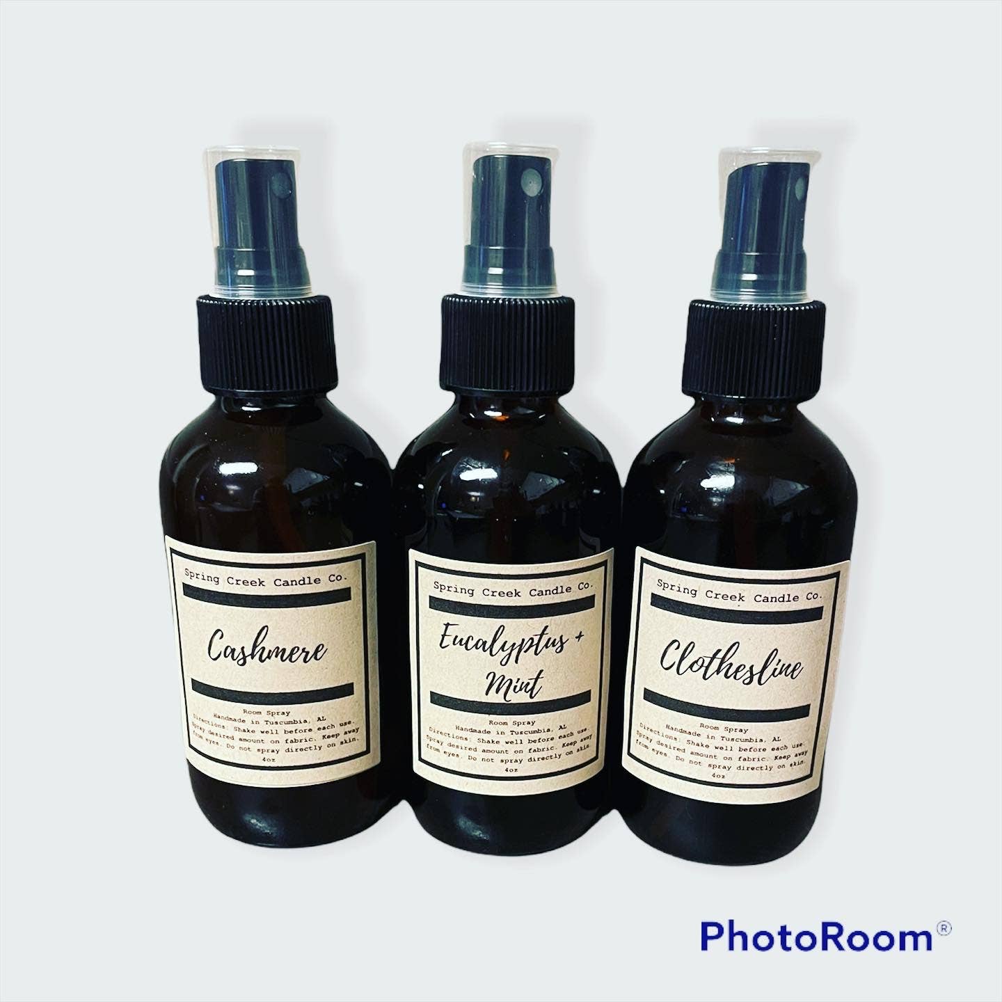 Room Spray | Fabric Spray | Linen Spray | Bathroom Spray: Mahogany Teakwood / 4oz