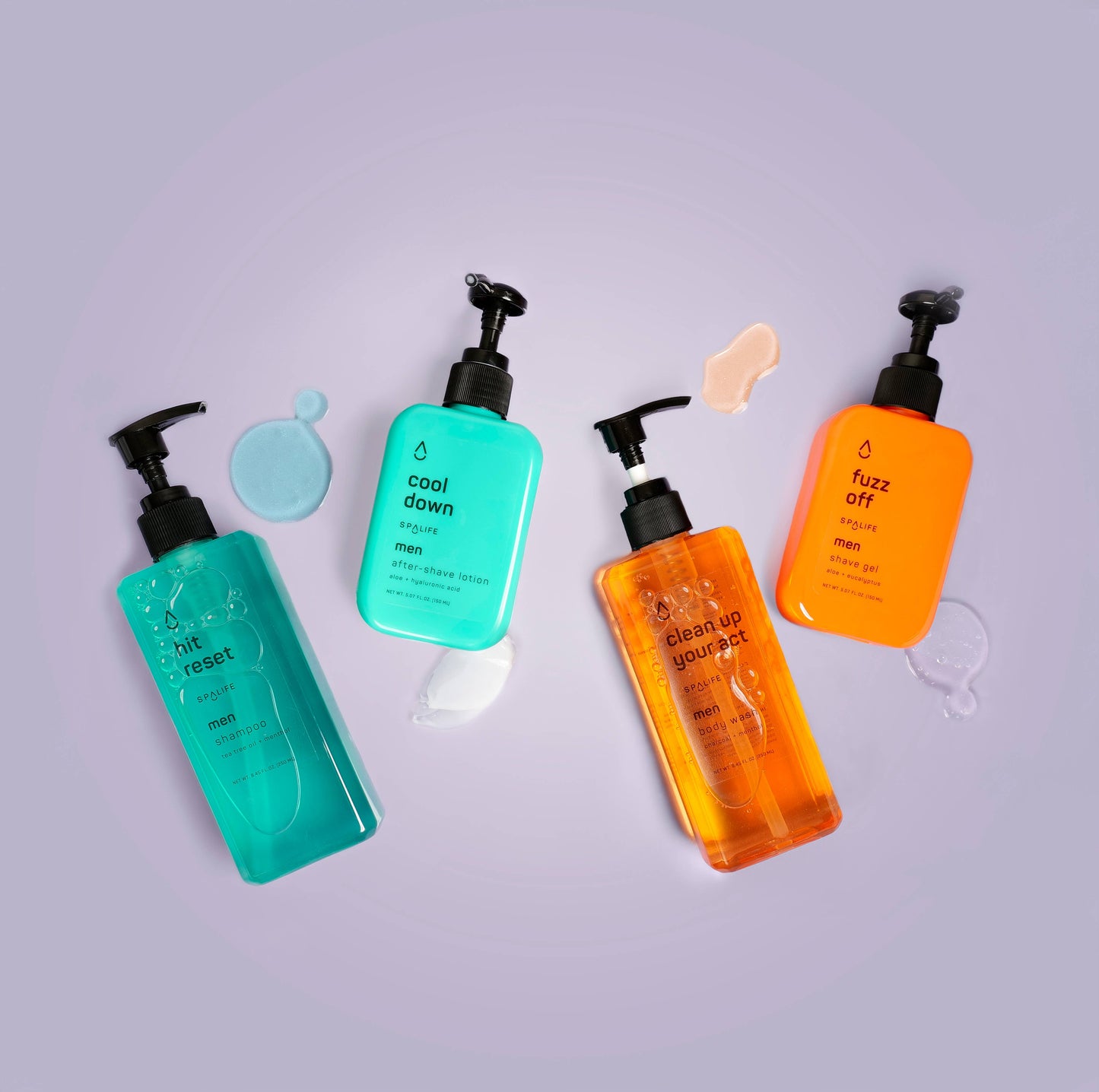 Men's Hair & Body Care Grooming Kit,  Men's Skincare - 4 Pc