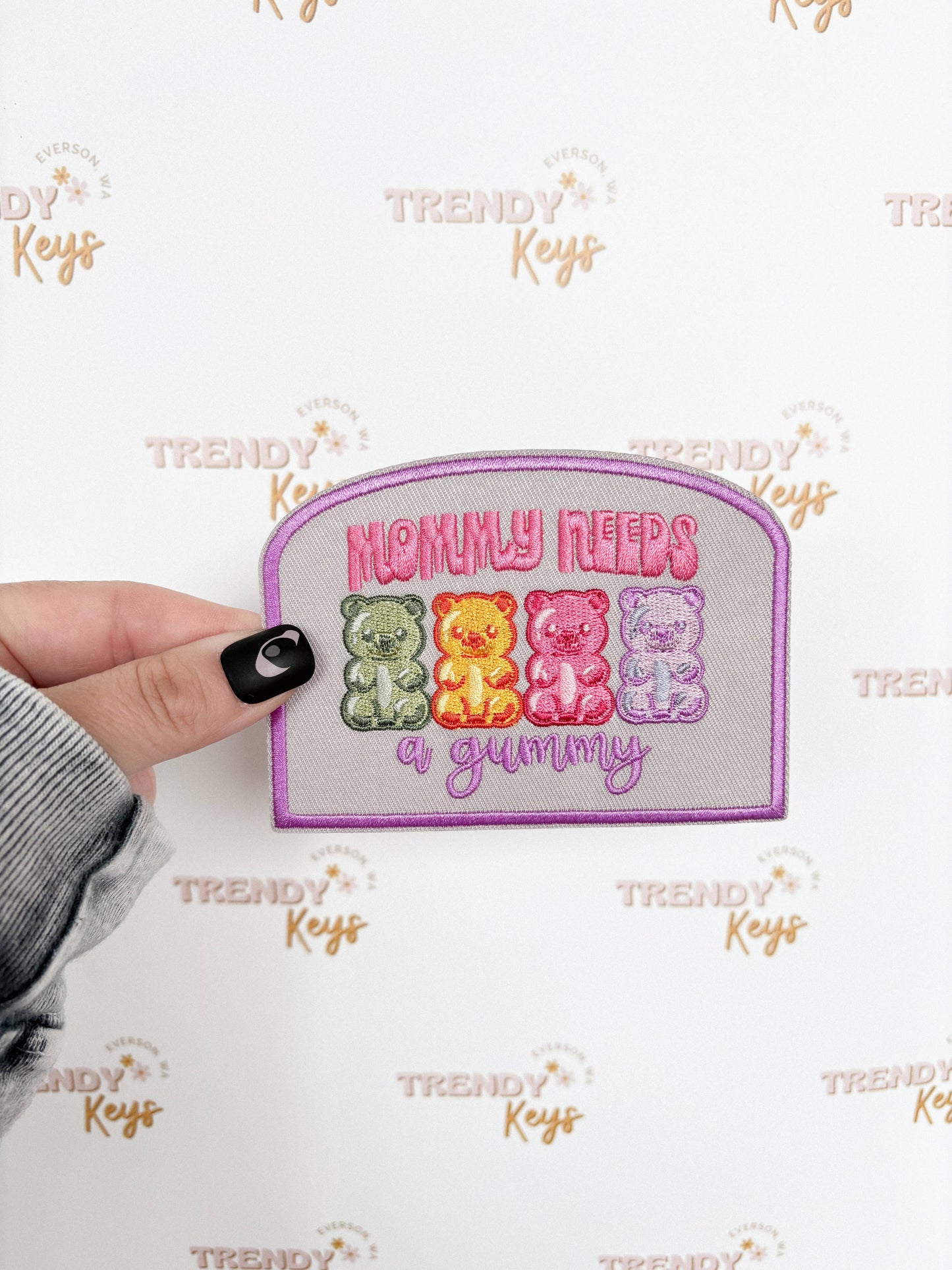Mommy Needs A Gummy Patch for Hats, Bags & More